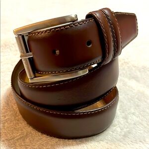 Chaps Men's Brown Leather Belt